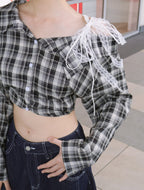 Oxford Check Shirt - Black