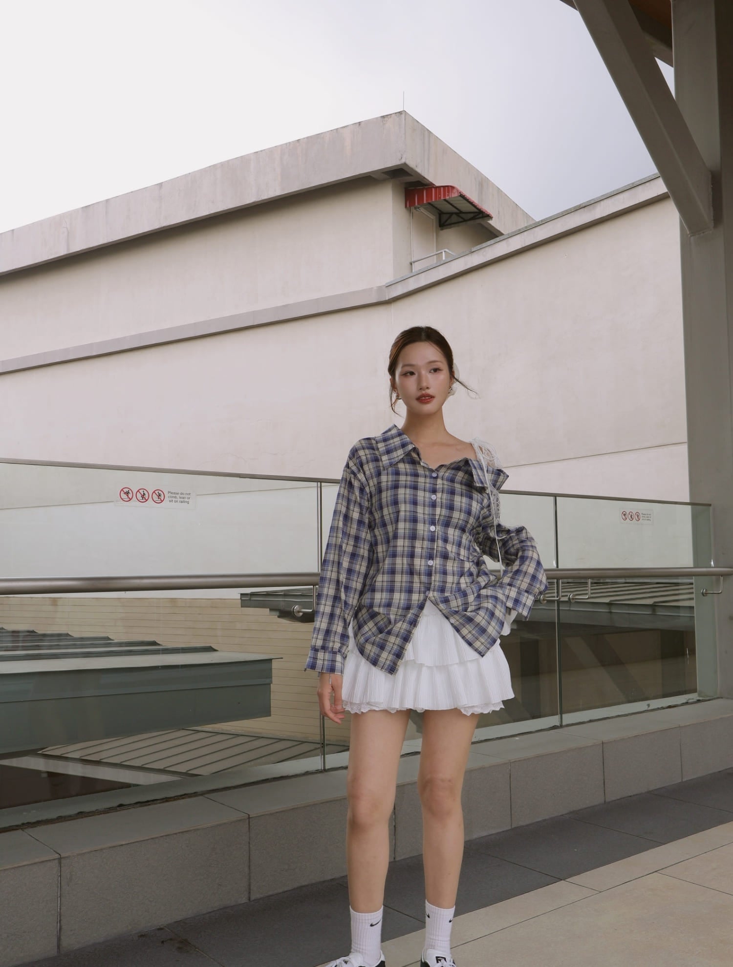 Oxford Check Shirt - Blue