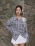 Oxford Check Shirt - Blue