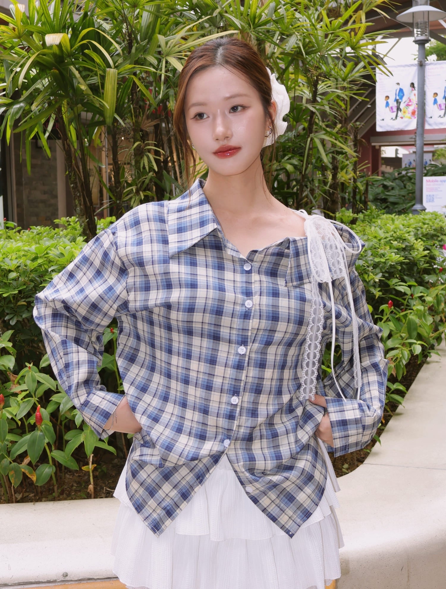 Oxford Check Shirt - Blue