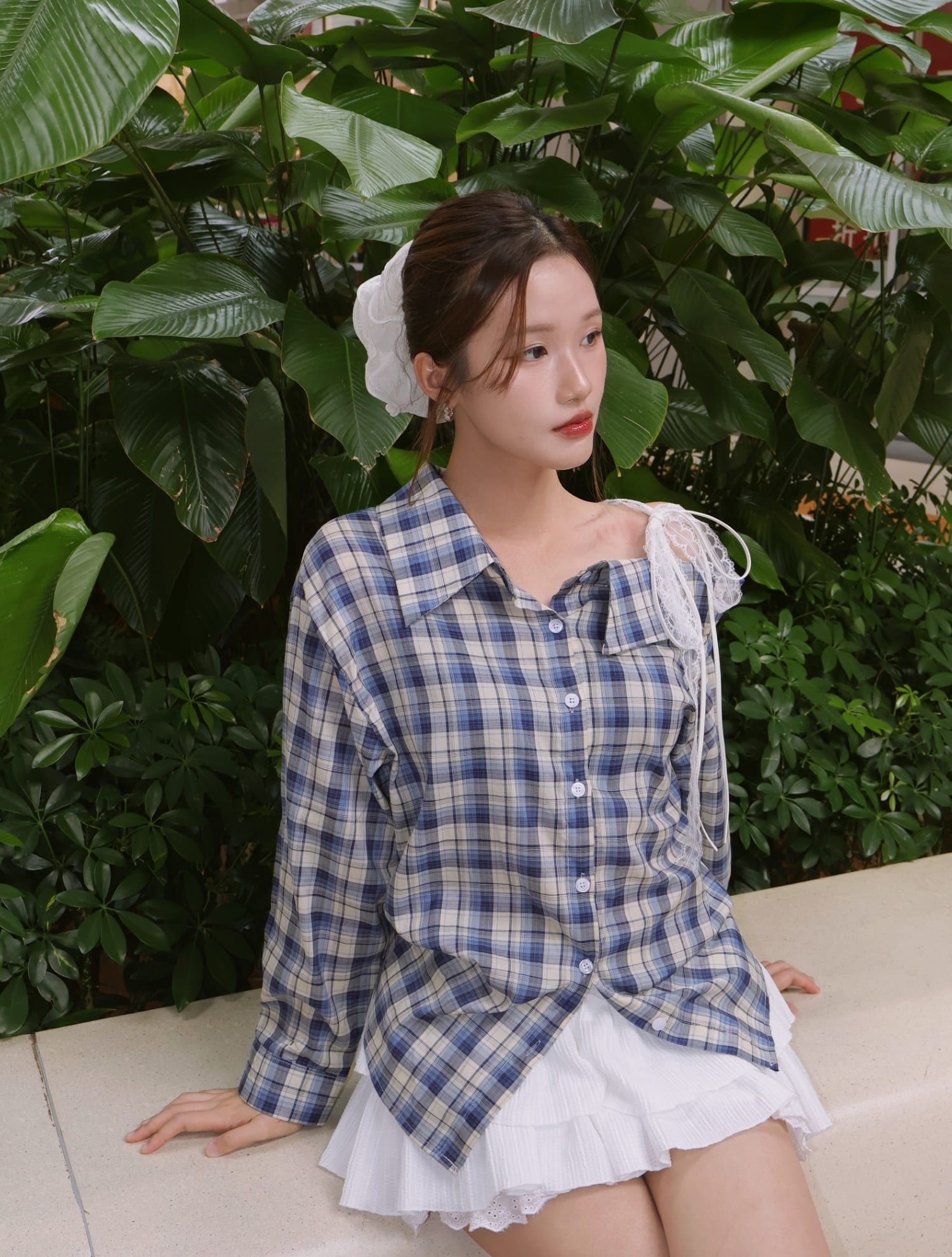 Oxford Check Shirt - Blue