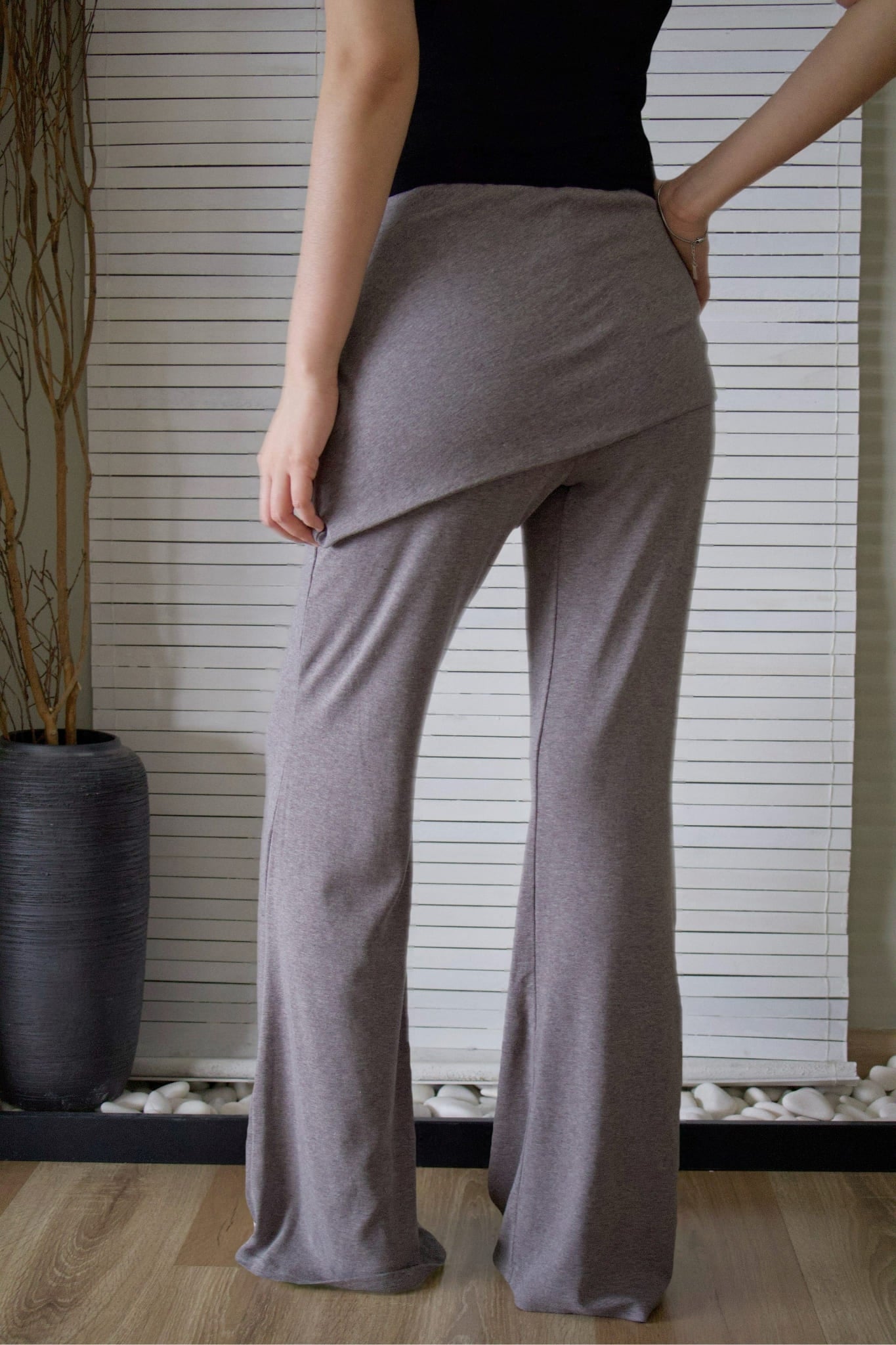 Overlay Pants - Grey