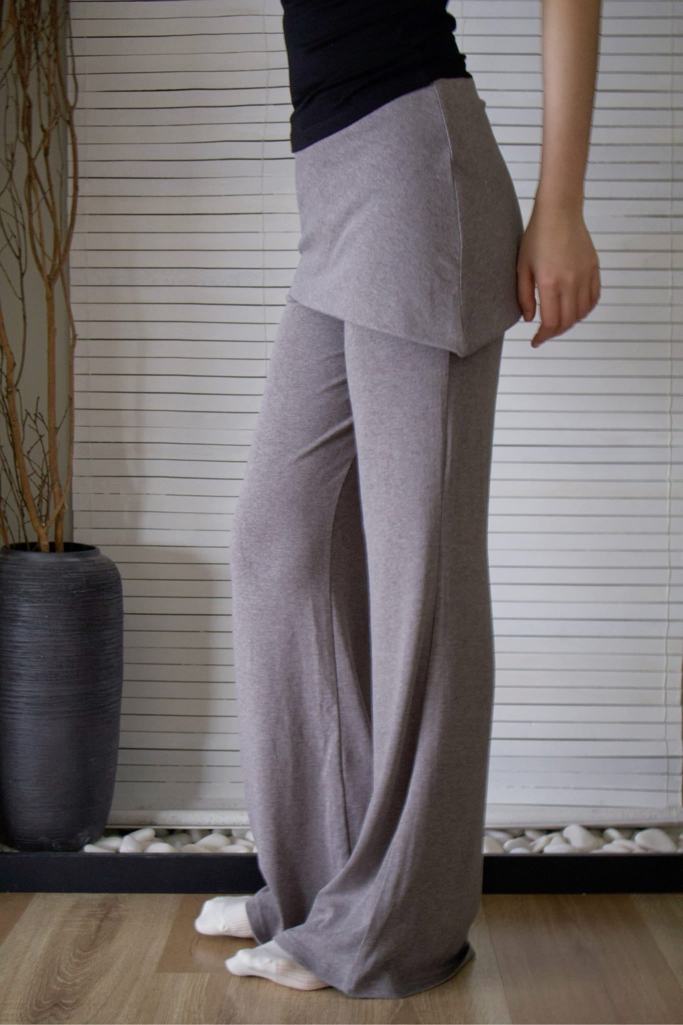 Overlay Pants - Grey