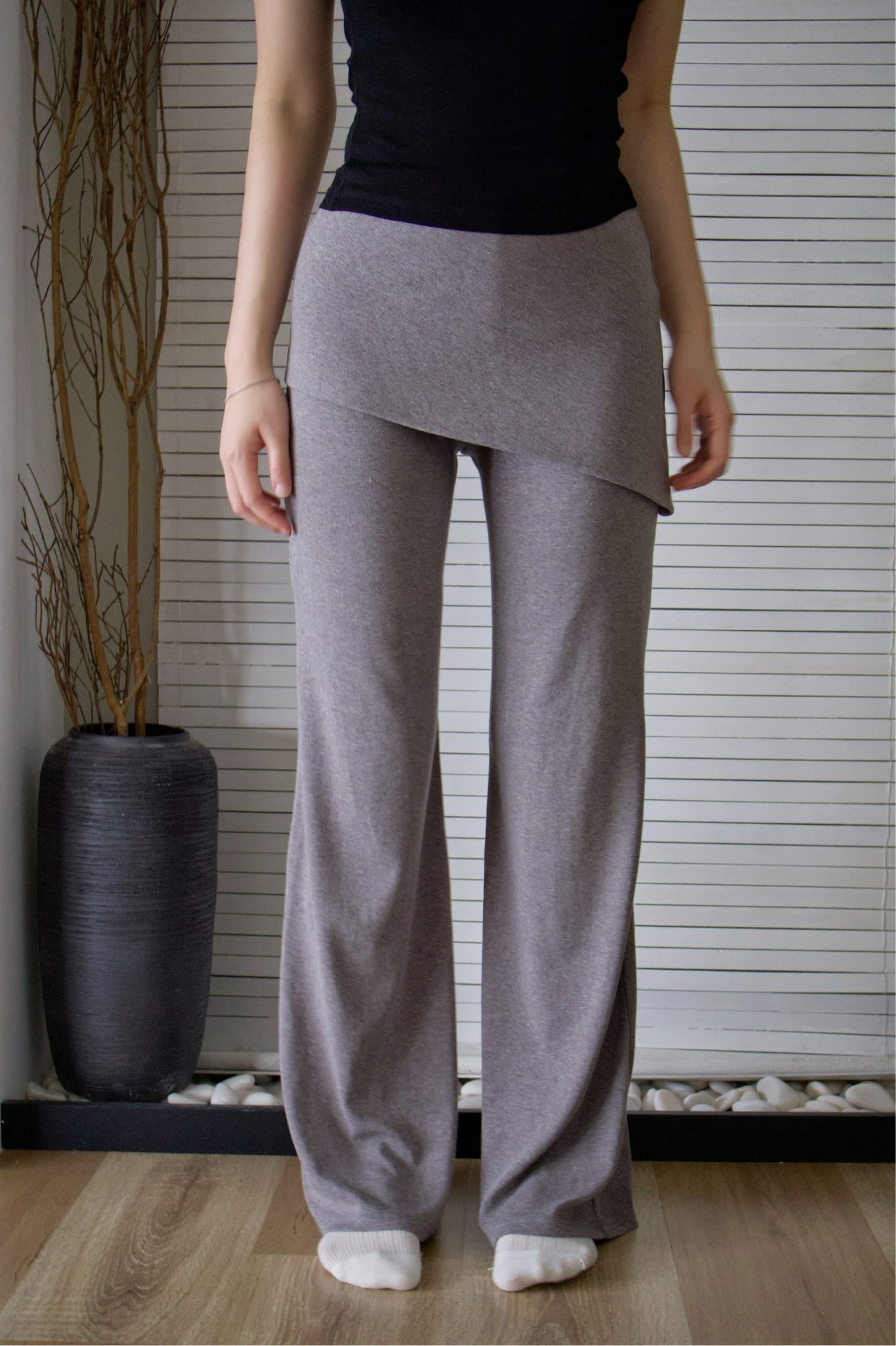 Overlay Pants - Grey