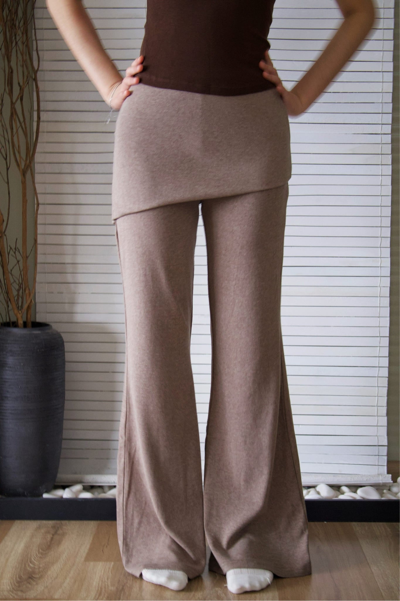 Overlay Pants - Nut