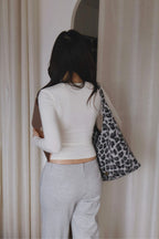 Pearl-Skin Henley- White