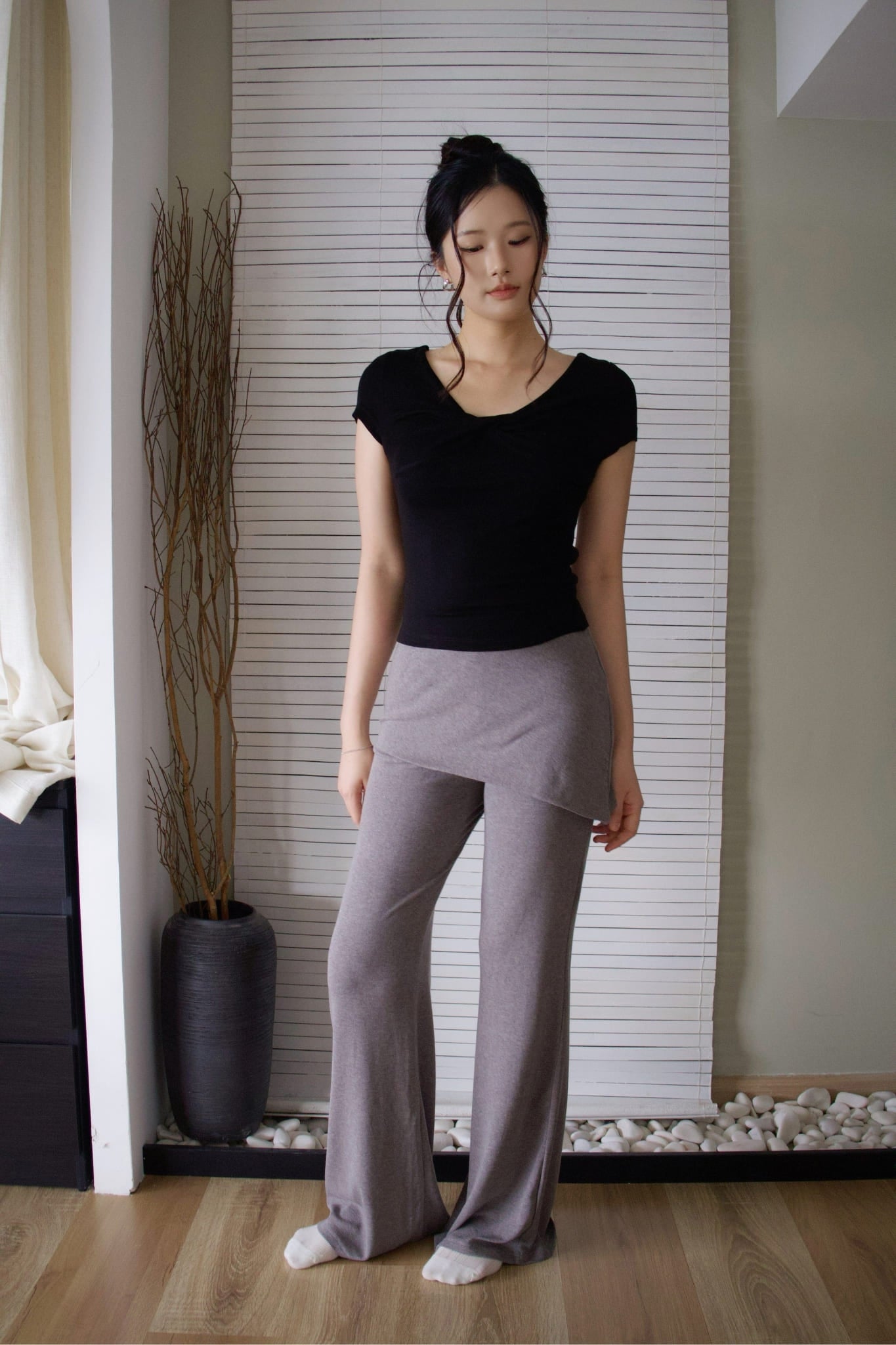 Overlay Pants - Grey