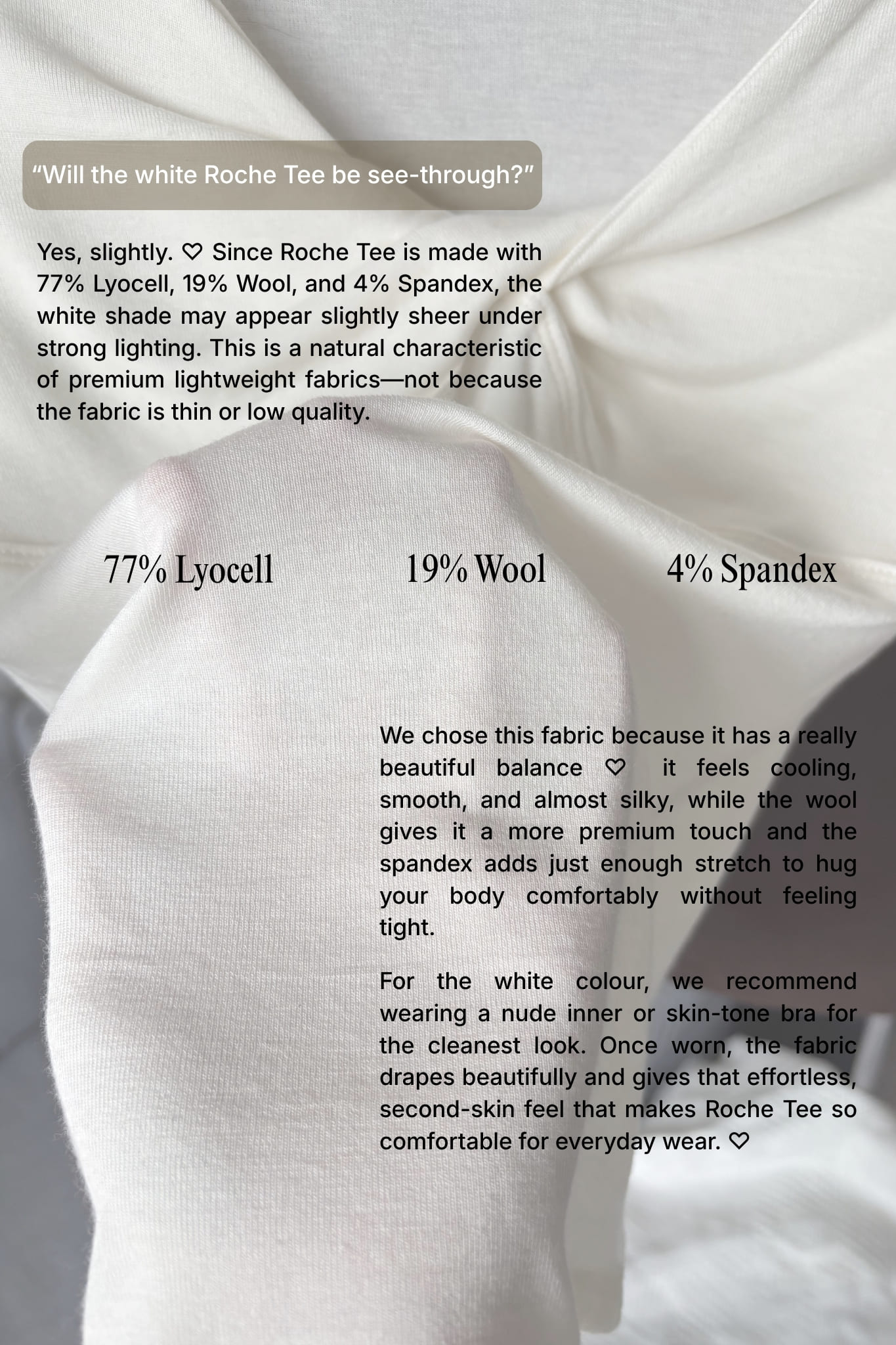 Roche Tee - White