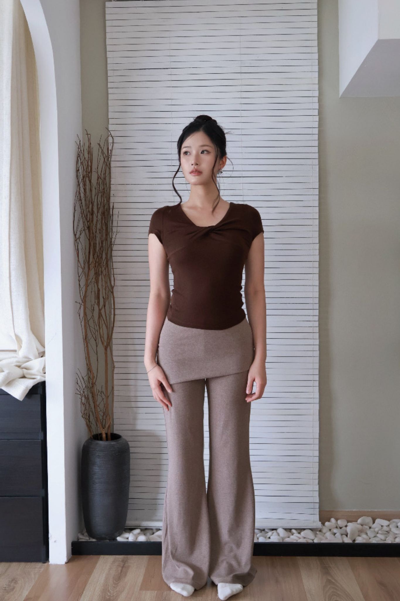 Overlay Pants - Nut