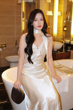 Selene Satin Dress