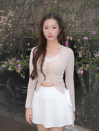 Serena Cardigan Set - Beige