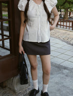 Classic Mini Skirt - Grey