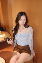 Colette Preppy Top - Blue